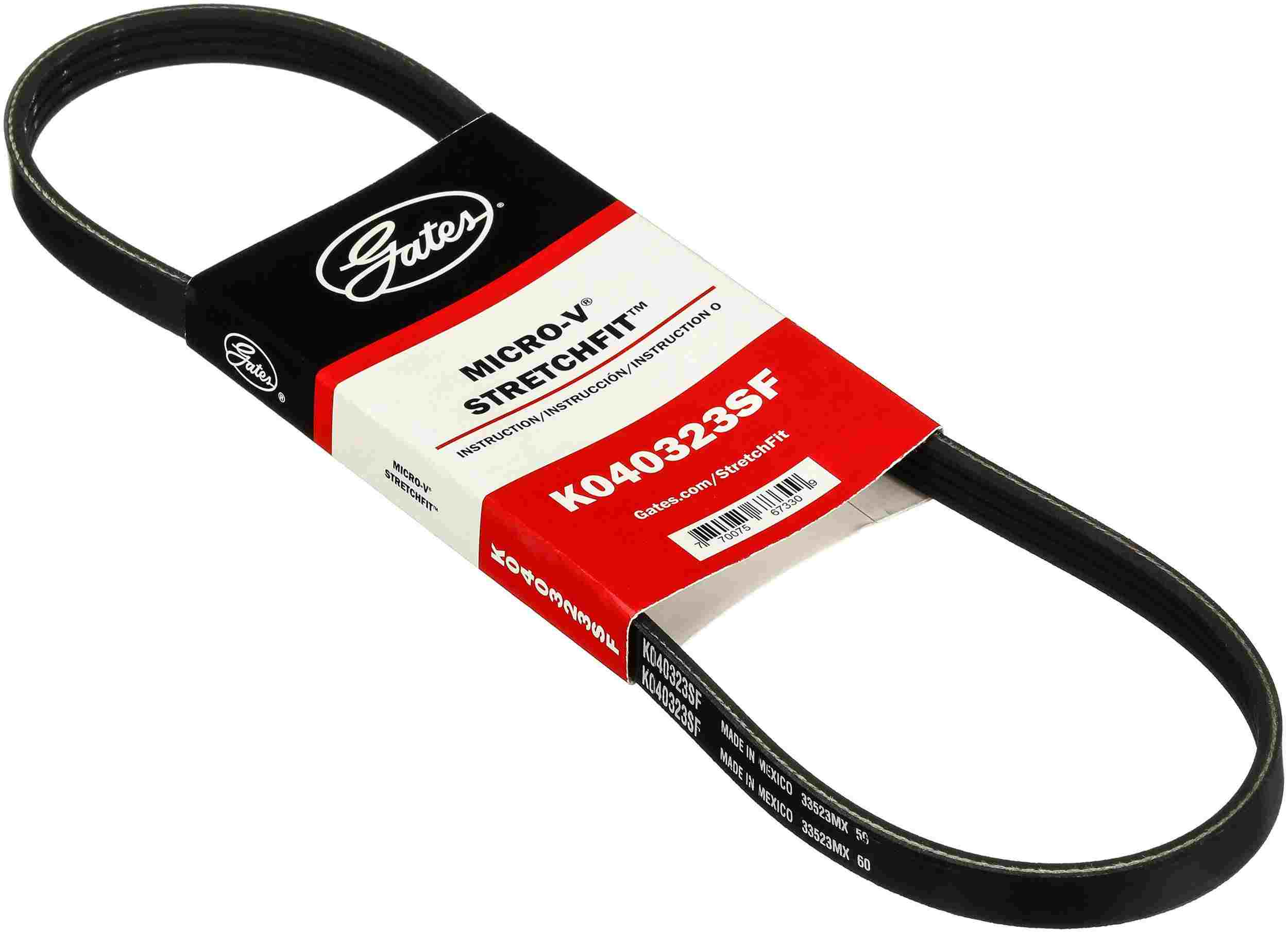 Gates 09-12 BMW X5 Micro-V Belt Stretch Fit