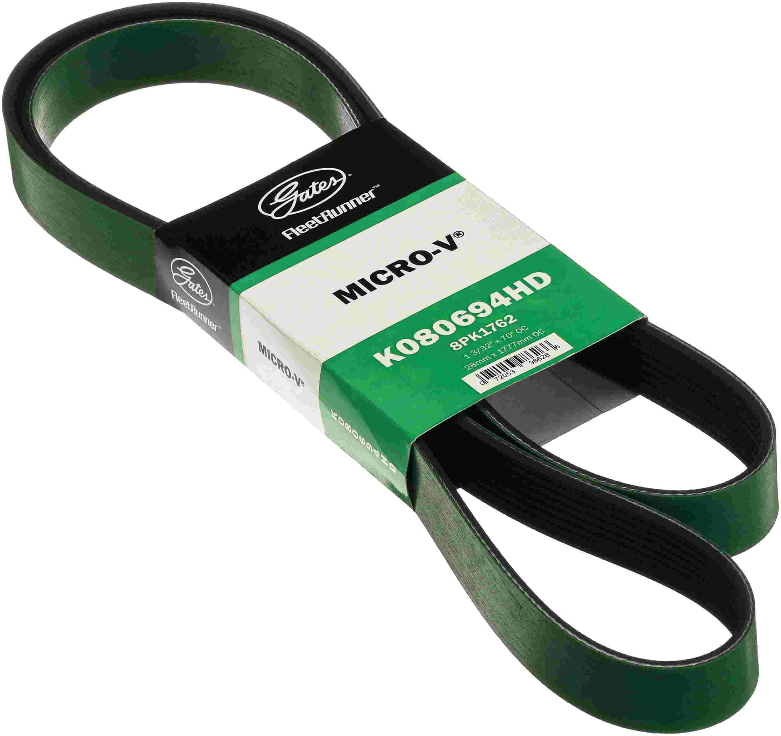 Gates Bluebird / Freightliner / International / Volvo Fleetrunner Micro V Belt