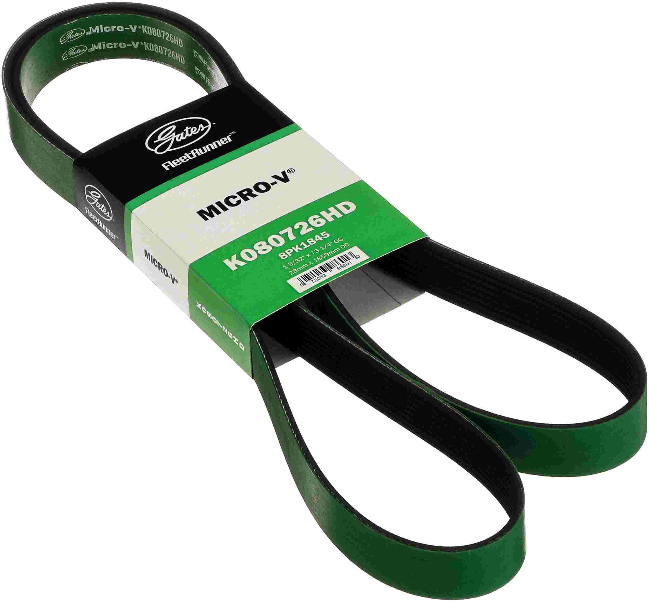 Gates 94-02 International 4900/DT466 Diesel Micro-V Belts