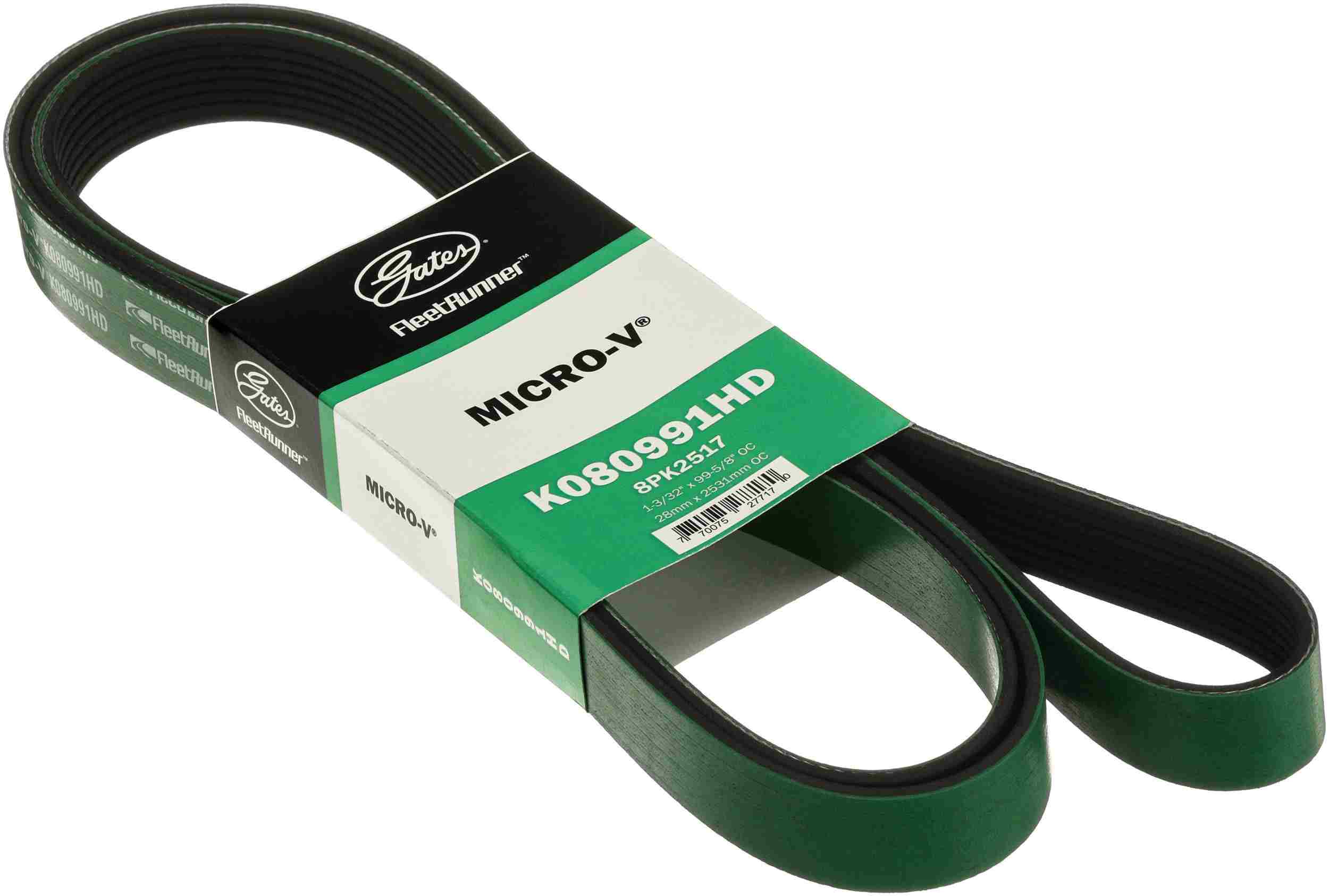 Gates 02-04 Ford F-Series Pickup V8 5.4L Fleet Runner Micro-V Belts