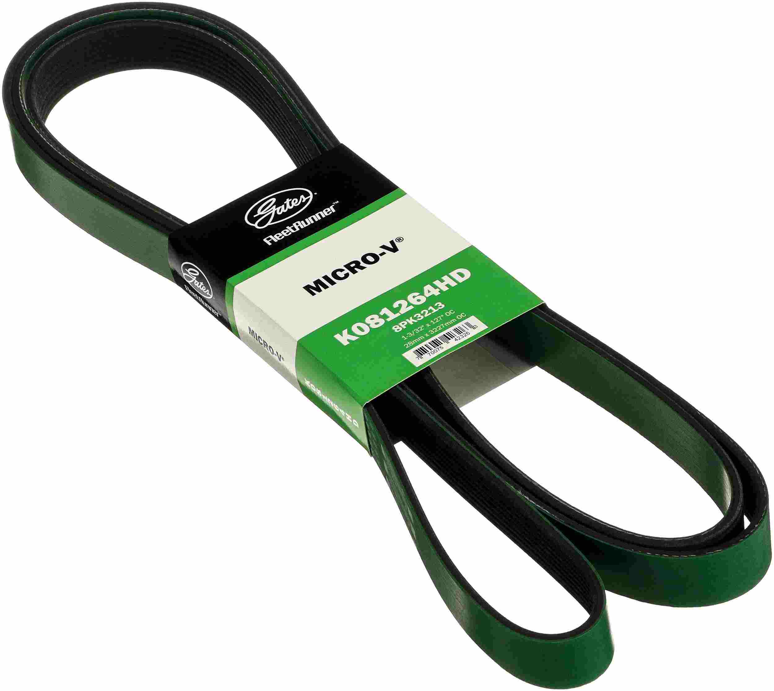Gates 06-08 Dodge Ram 4000/08-12 Ram 4500-HD/5500-HD/03-12 Ram Series P/U Fleetrunner Micro V Belt