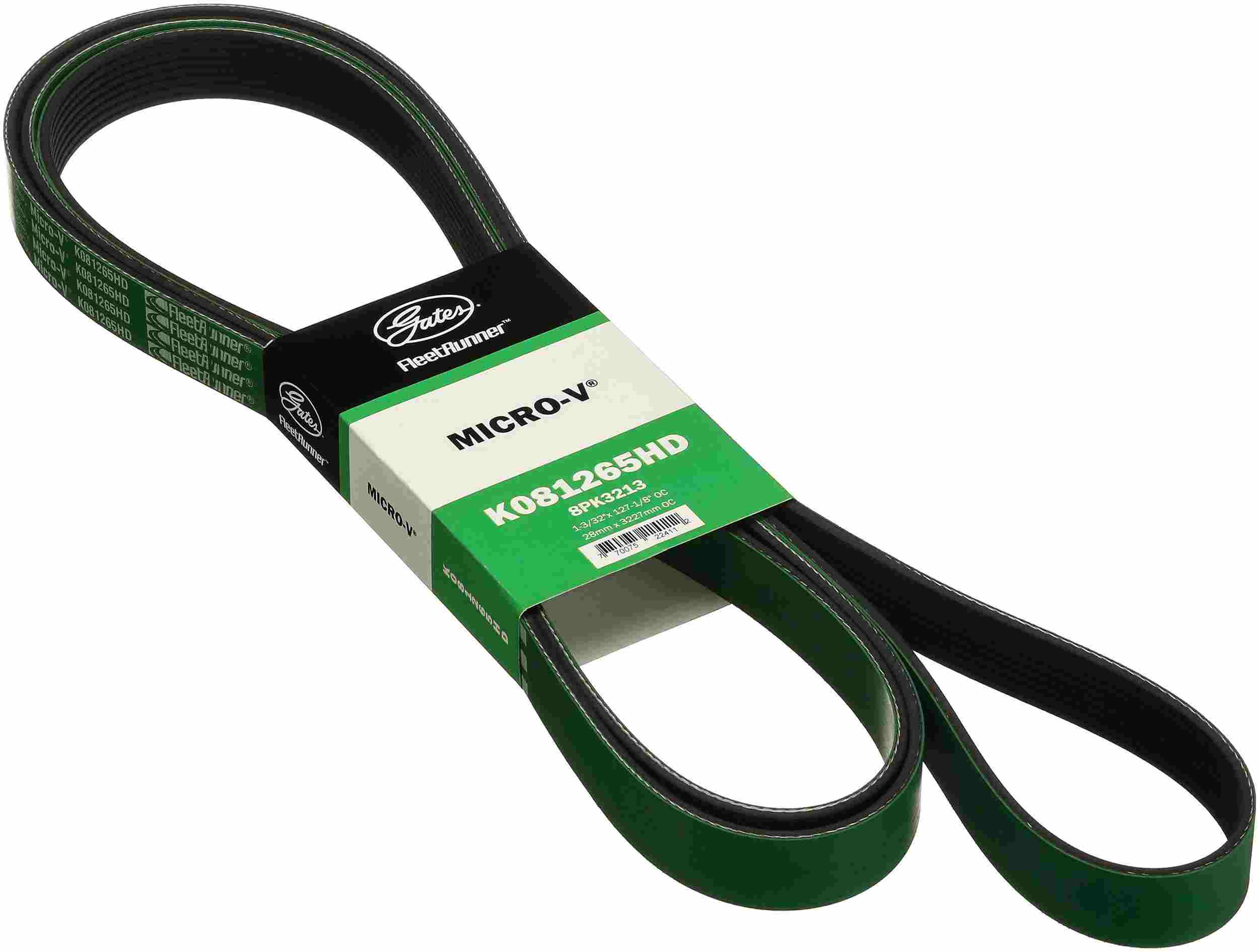 Gates 2006 Ford Super Duty V-8 6.0L Diesel Serpentine Heavy Duty V-Ribbed Belt