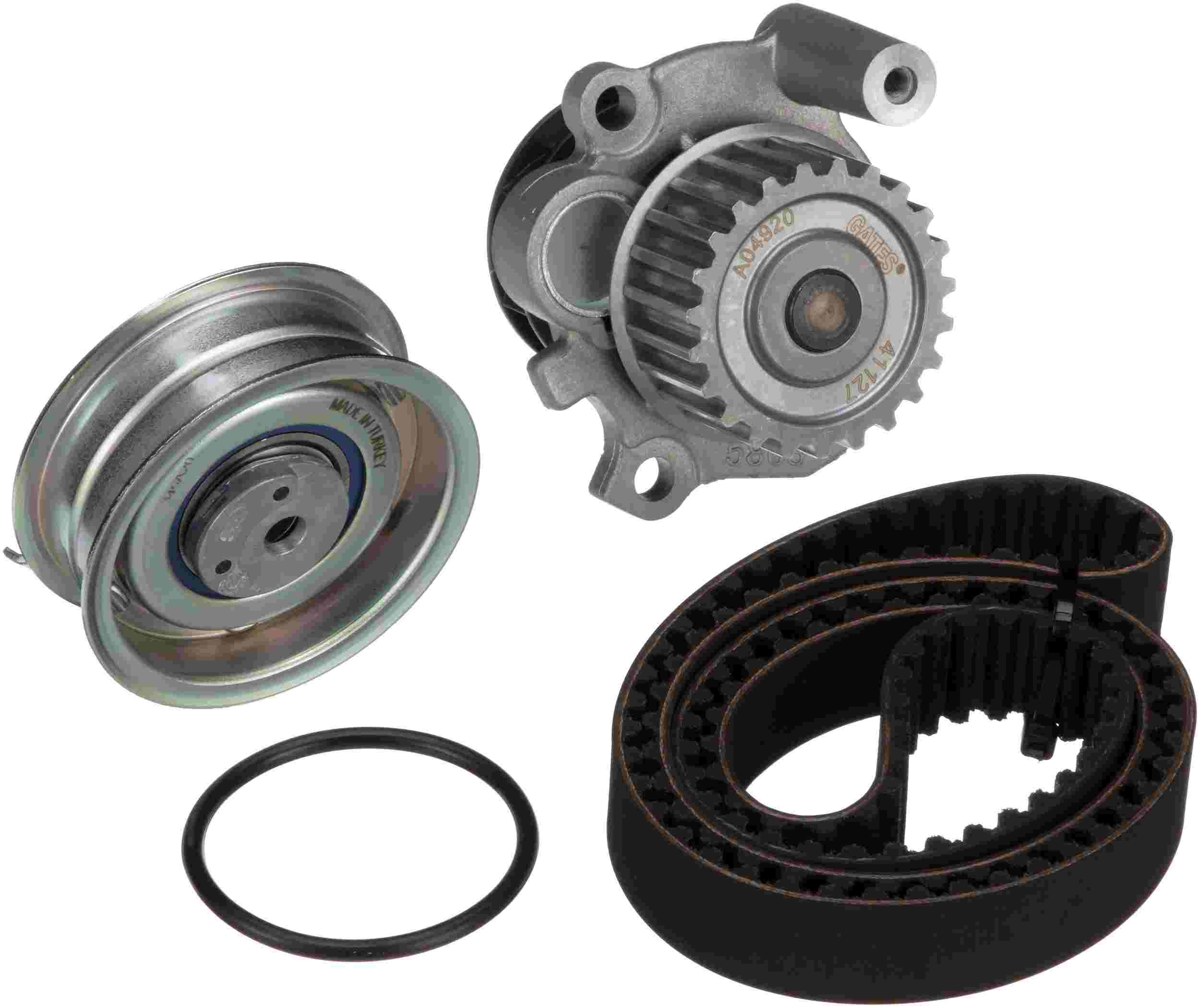 Gates 99-15 Volkswagen Jetta 4-Cyl. 2.0L Timing Belt Component Kit w/Water Pump