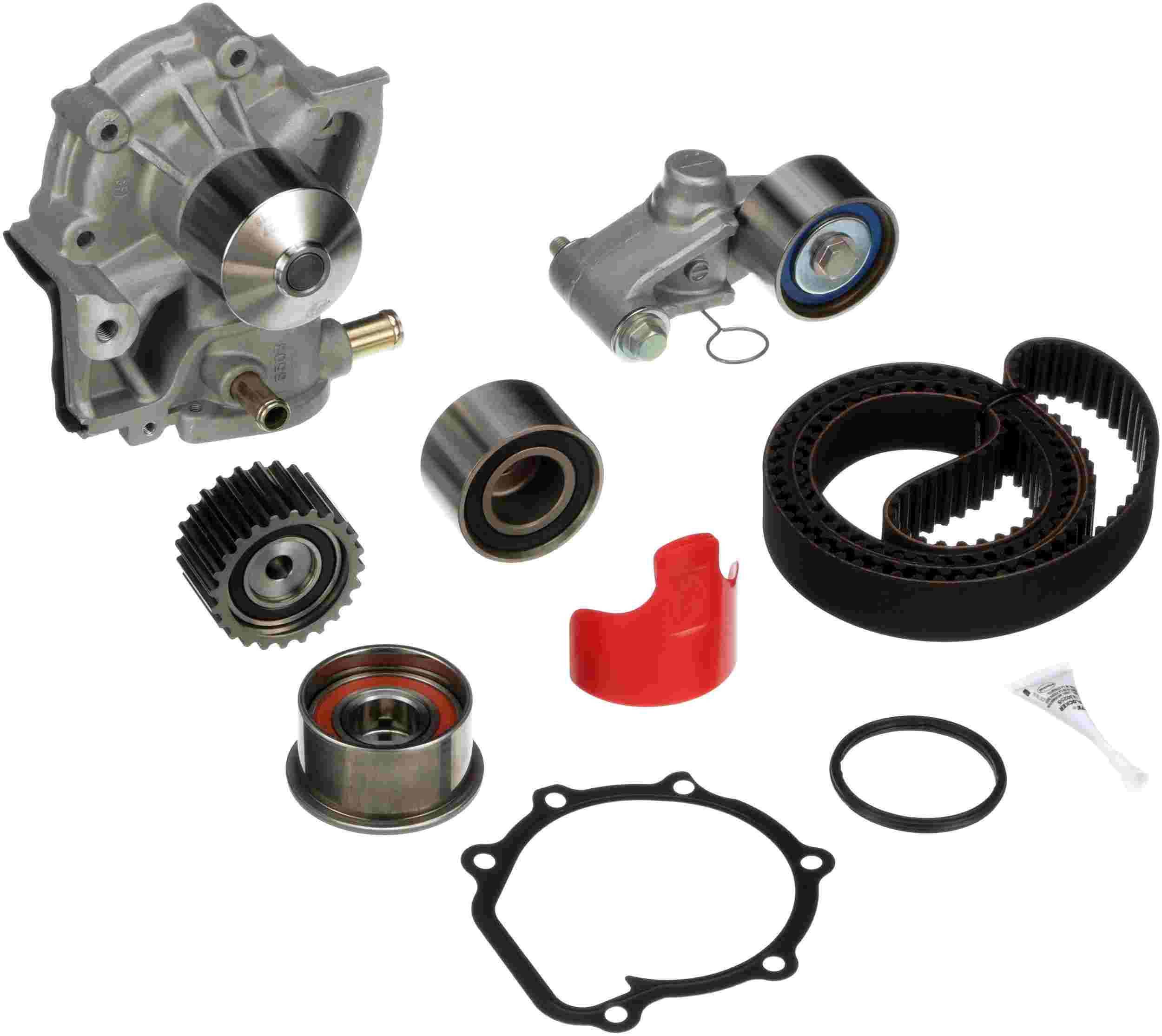 Gates 2002-2005 Subaru Forester 4-Cyl 2.5L Timing Belt Component Kit w/ Water Pump