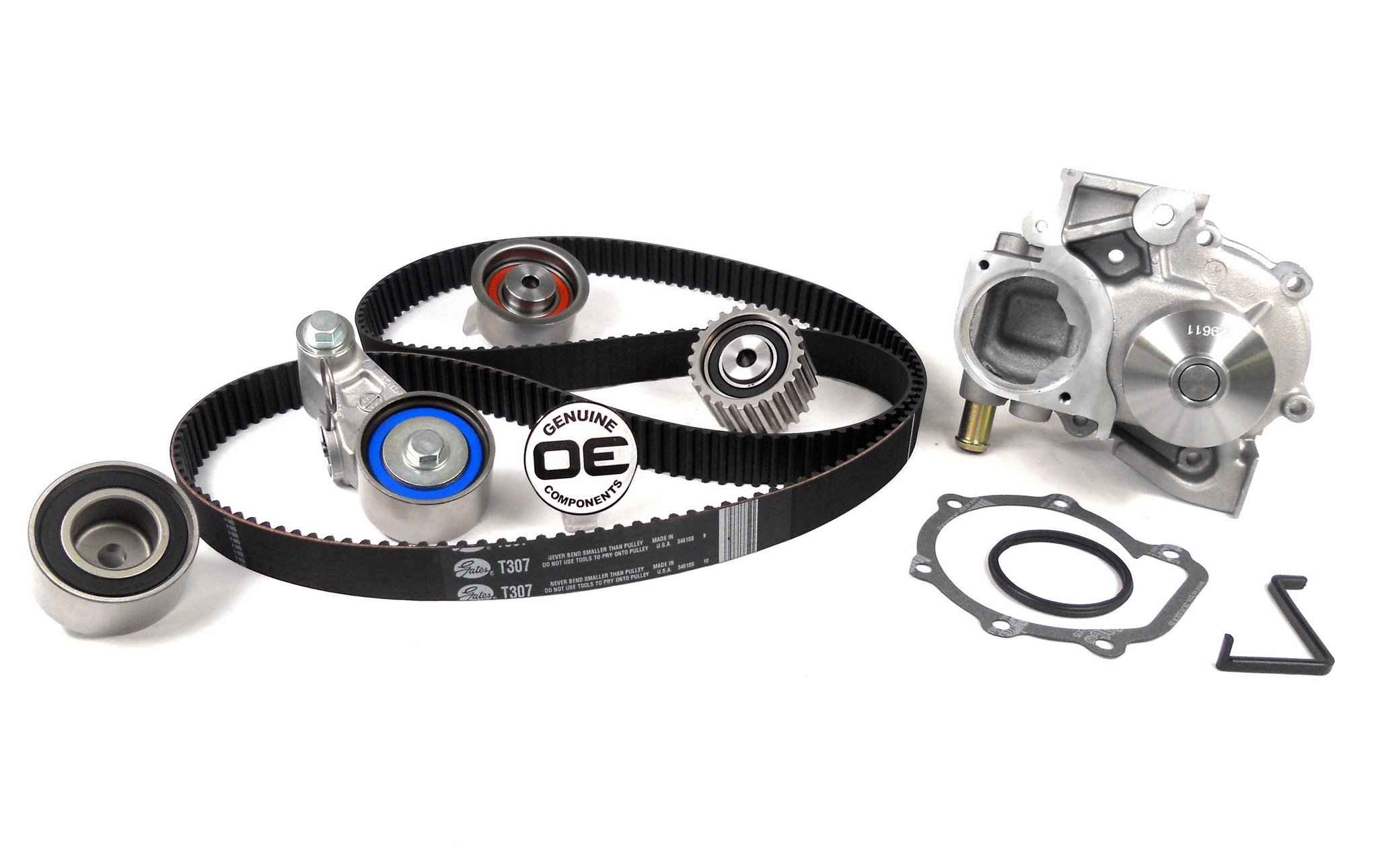Gates 06-08 Subaru Legacy/Outback Stock Replacement Timing Belt Component Kit w/ Water Pump (Belt Te