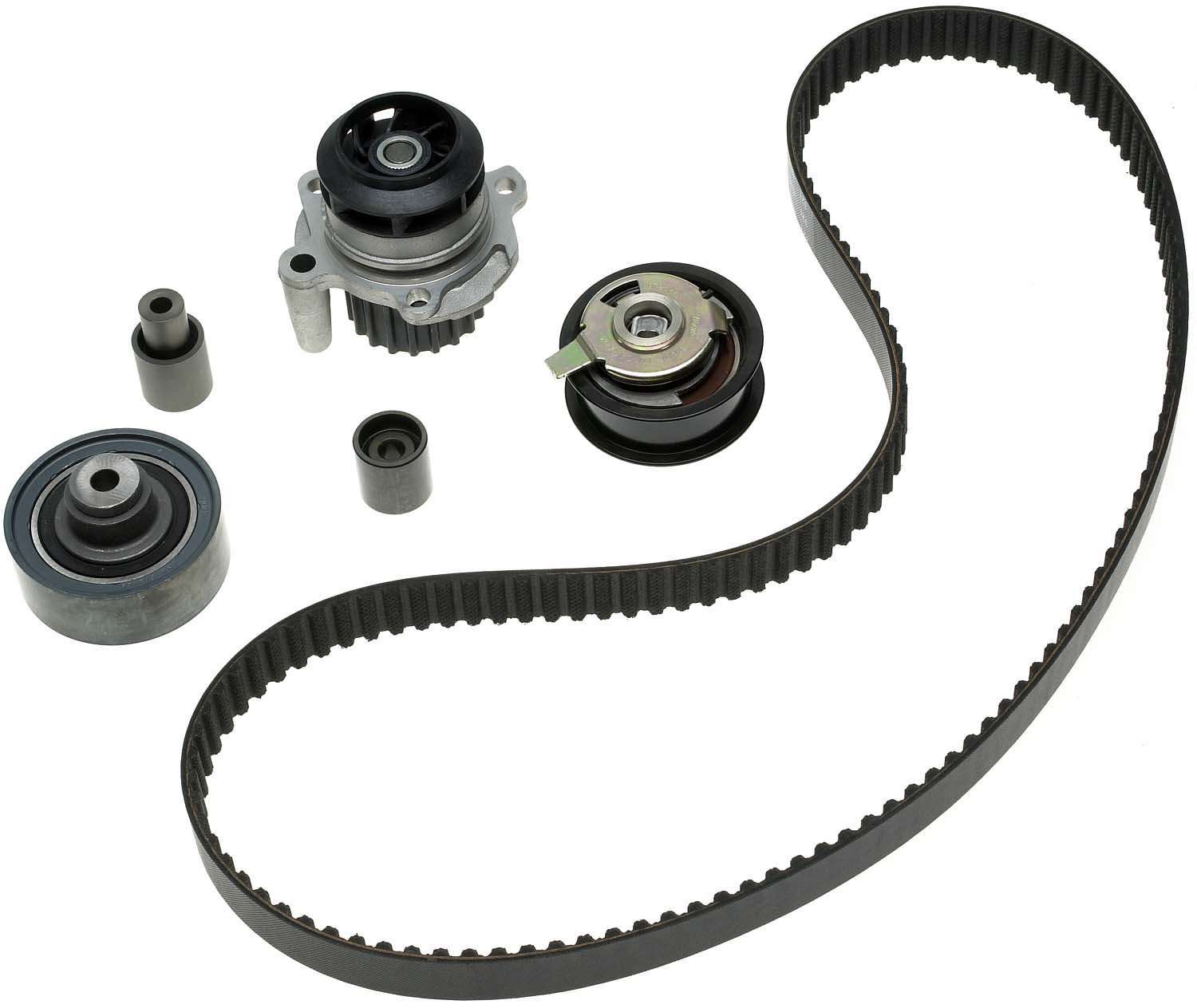 Gates 99-03 Volkswagen Jetta 4-Cyl. 1.9L Diesel Timing Belt Component Kit w/Water Pump