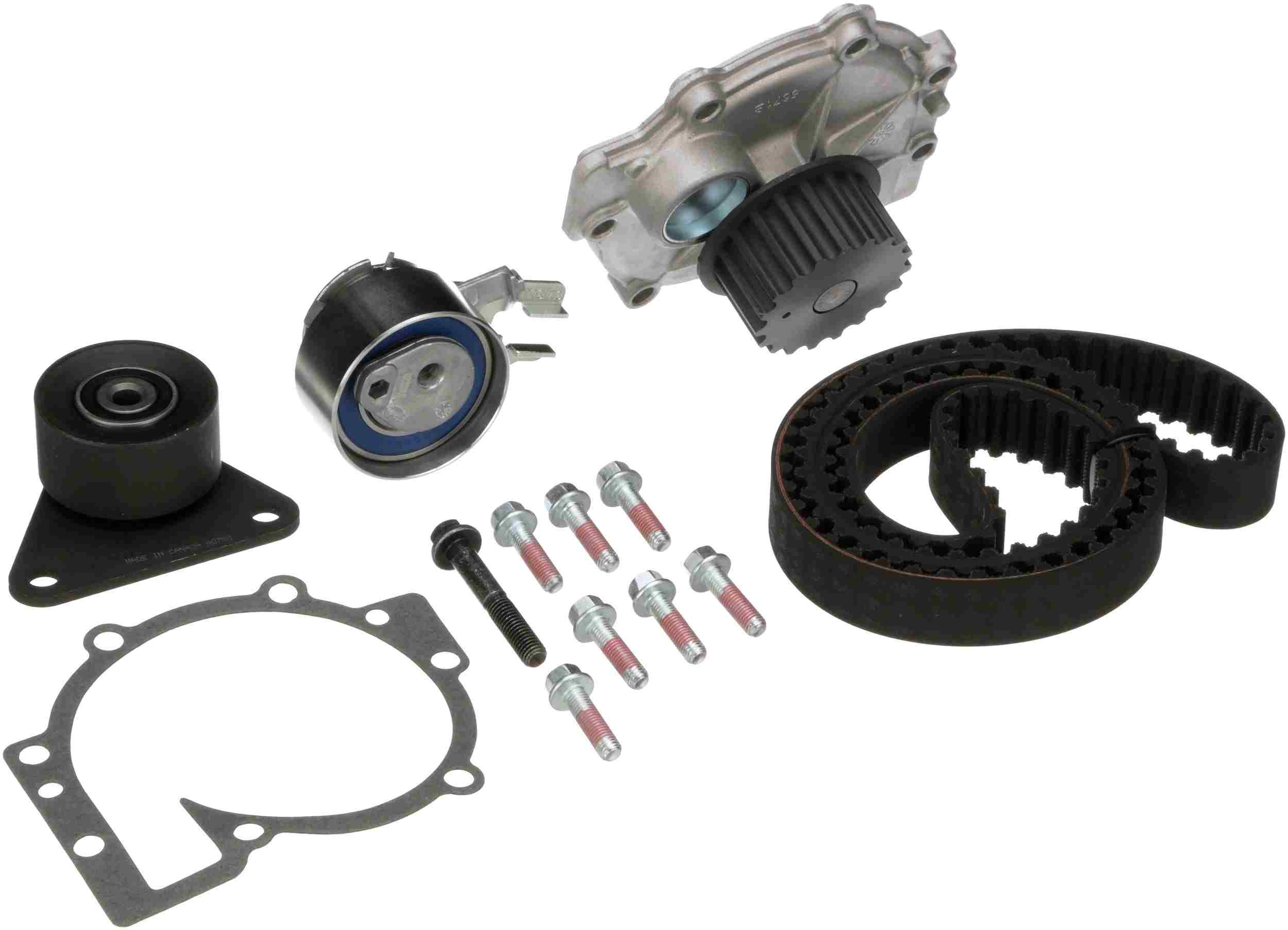 Gates 04-10 Volvo S40/08-11 C30 Timing Belt Component Kit w/ Water Pump
