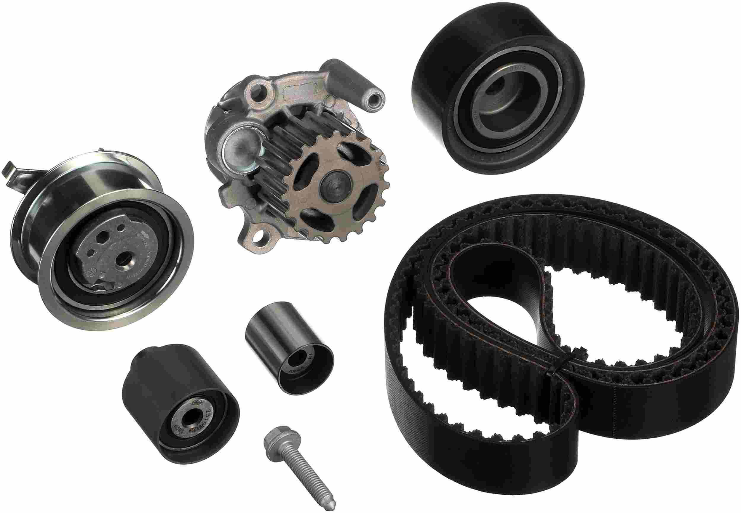 Gates 09-13 Volkswagen Jetta Diesel Premium Timing Belt Component Kit w/ Water Pump