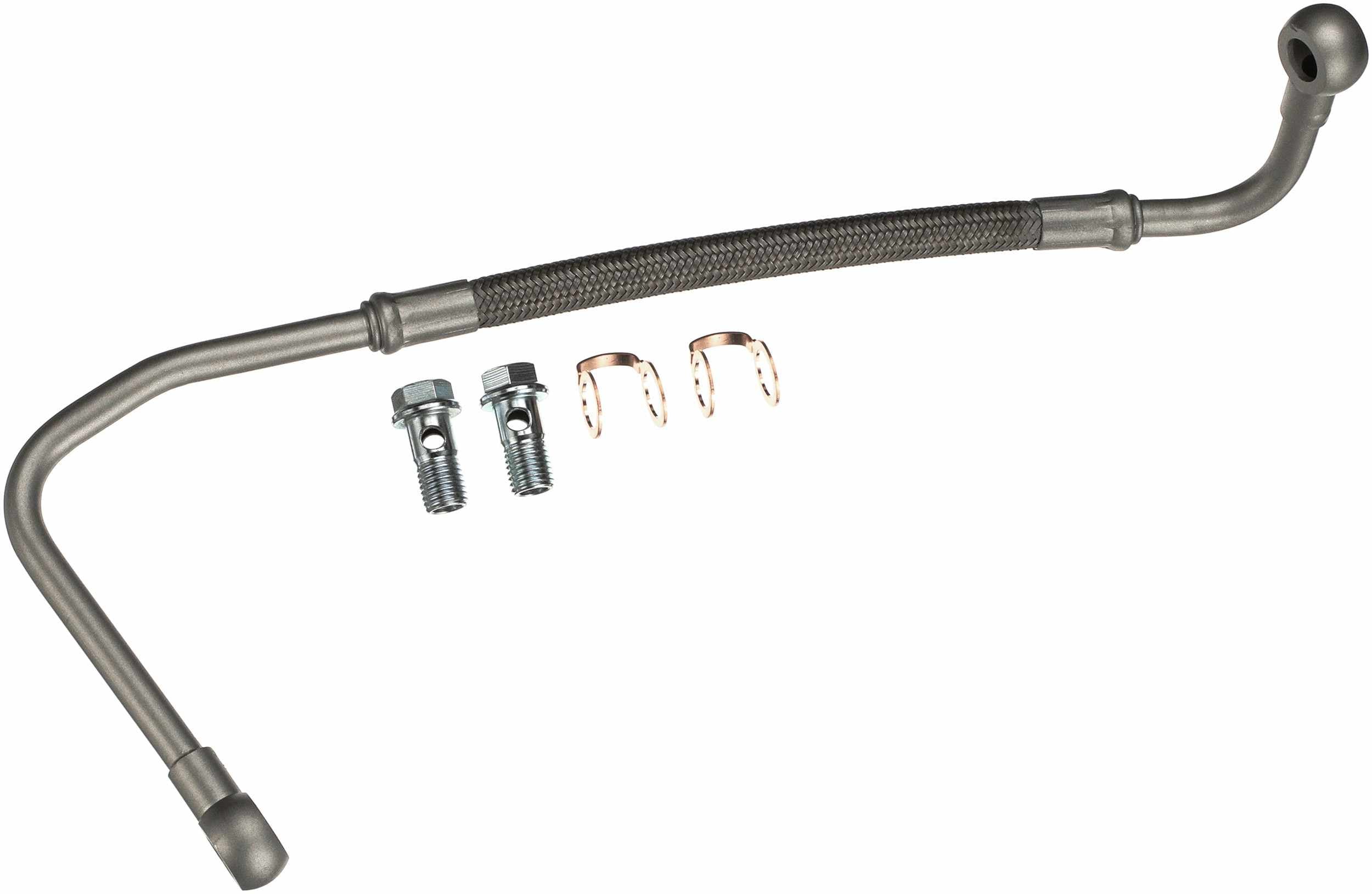 Gates 04-05 Chevrolet Silverado V-8 6.6L Diesel Turbo Oil Feed Line Turbocharger Oil Line
