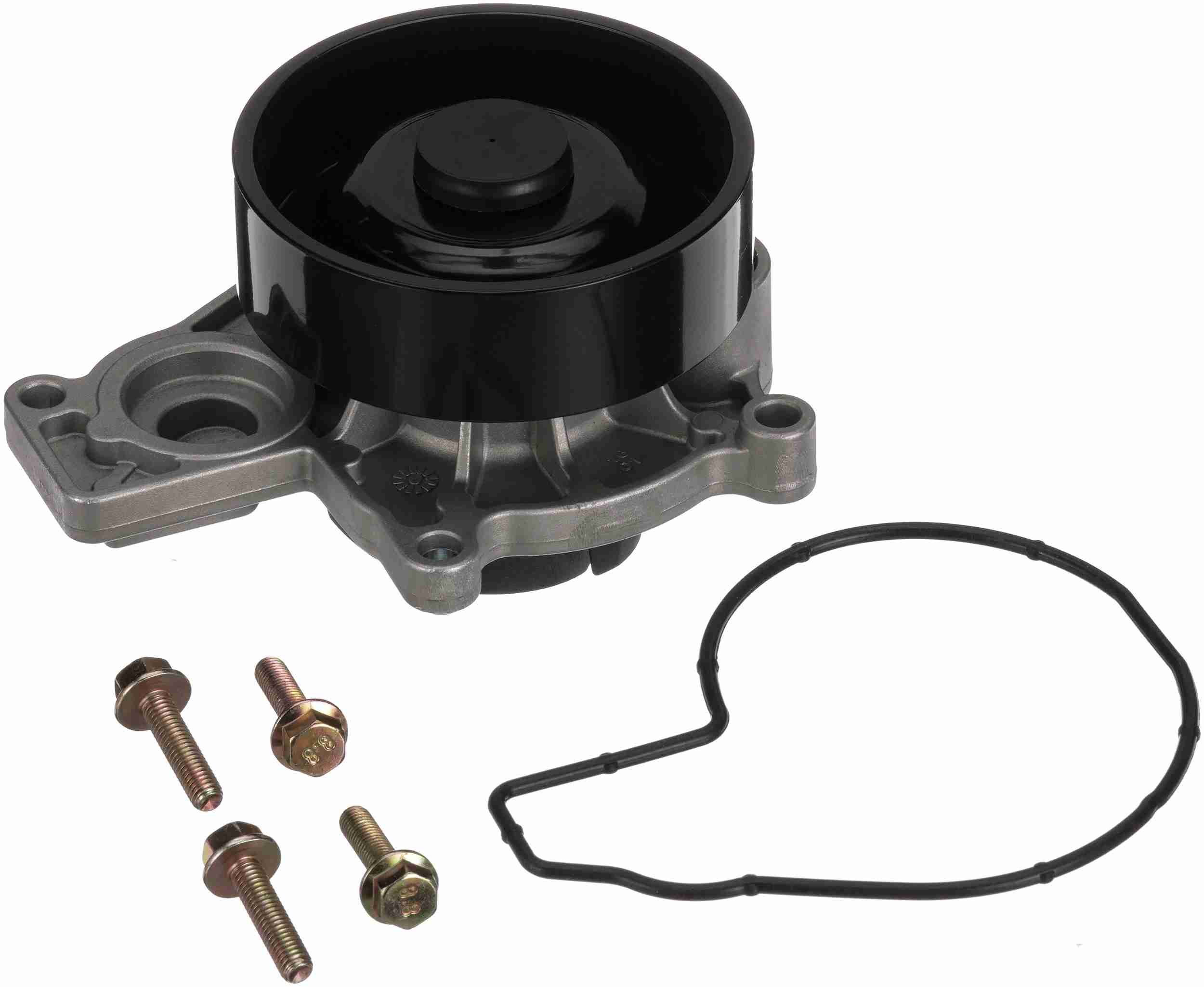Gates 14-19 Mini Cooper 4Cyl 2.0L Aluminum Reverse Rotation Water Pump (w/Rubber Gasket & 4 Bolts)