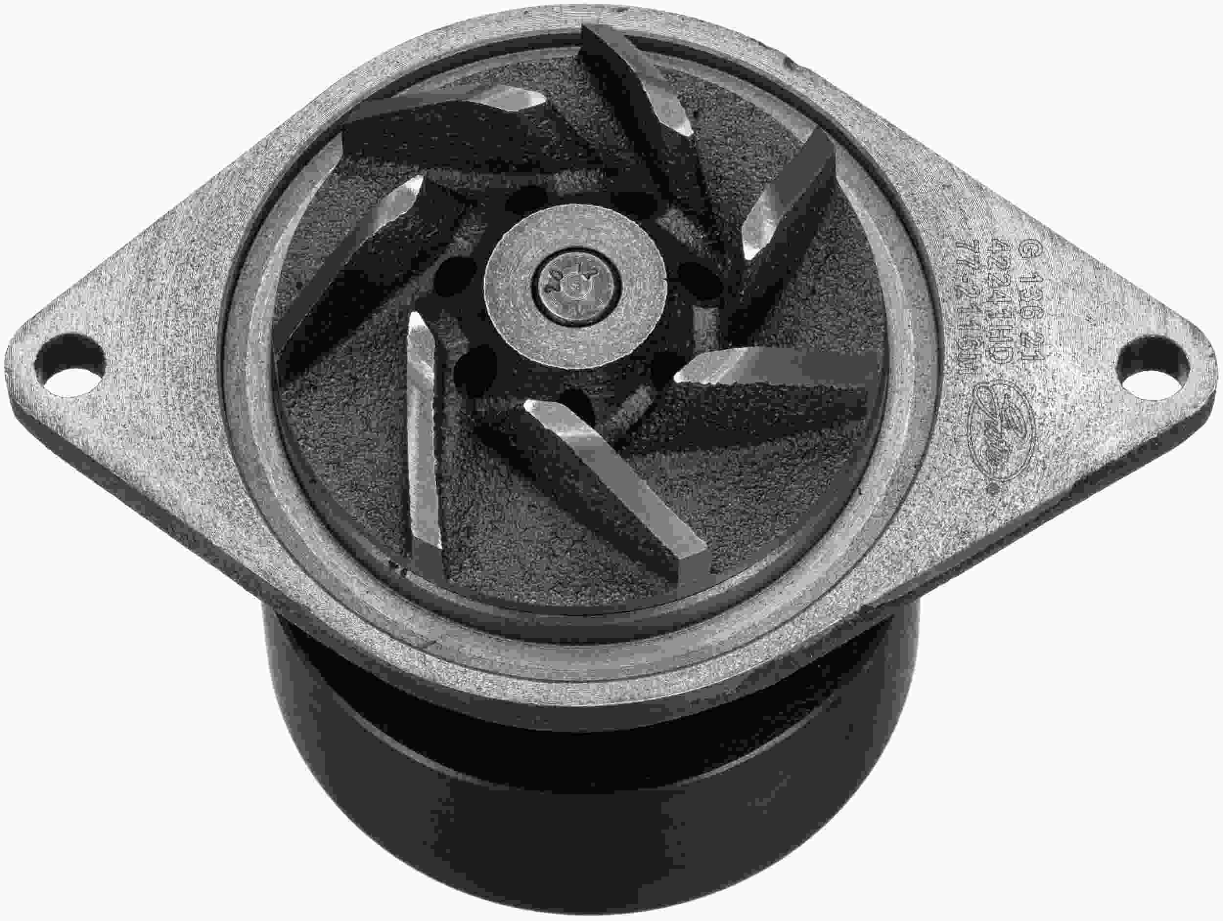 Gates 17-19 Freightliner Business Class M2 Cummins ISB6.7 Iron Rev Rotation (w/O-Ring) Water Pump