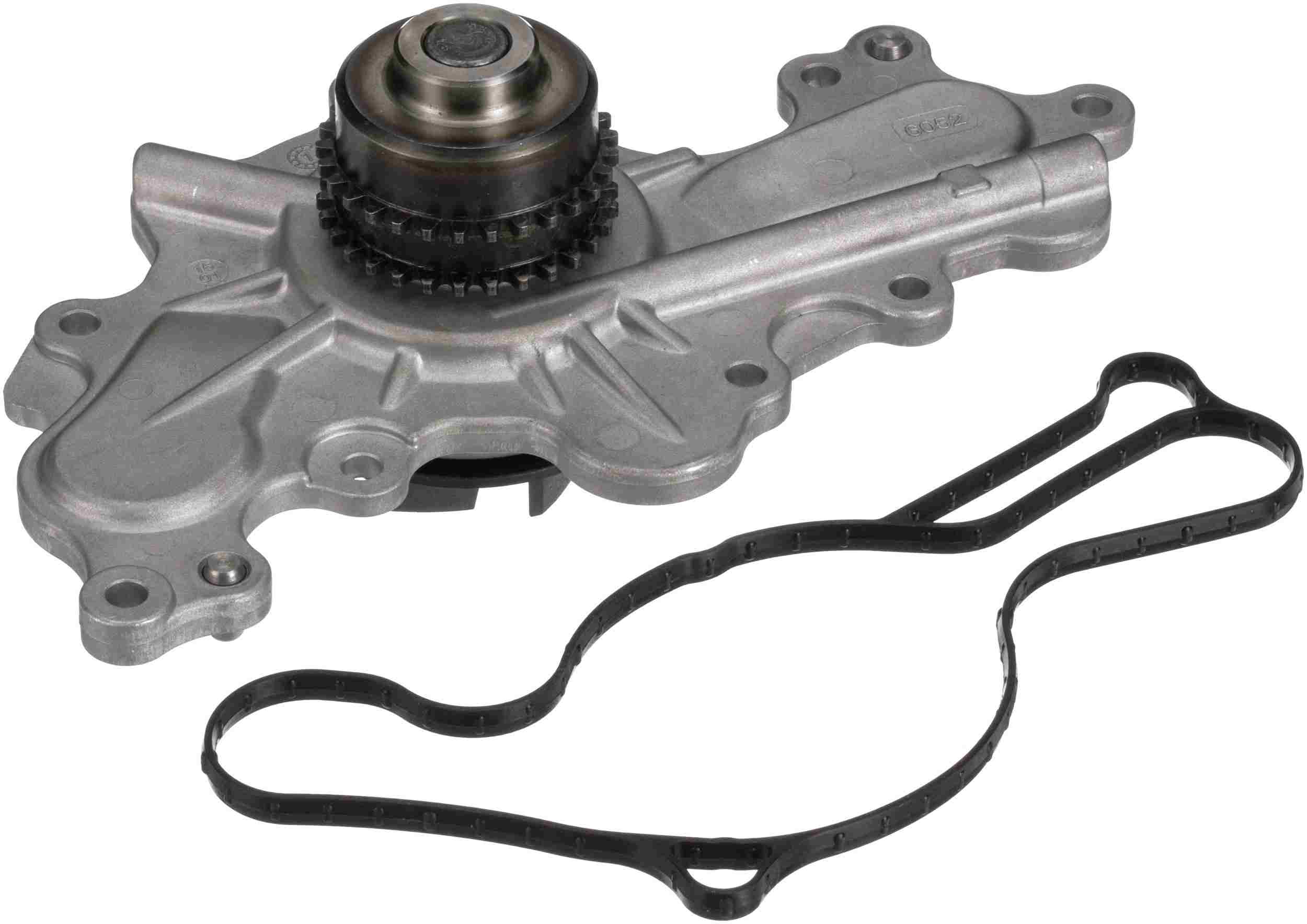 Gates 2018 Ford Explorer V6 3.5L Cast AL Reverse Rotation Timing Chain Driven (w/Gasket) Water Pump