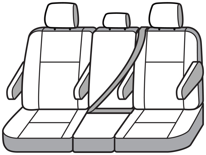 Covercraft 21-24 Toyota Sienna Carhartt Super Dux SeatSaver Custom Second Row Seat Covers - Black