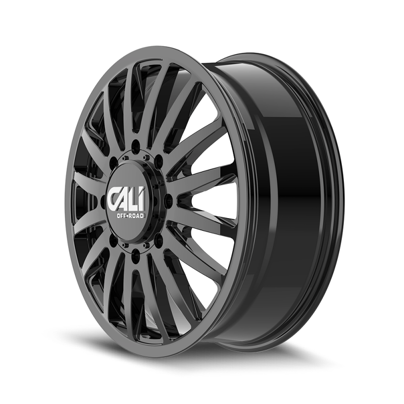 Cali Off-Road 9110D Summit Dually 20x8.25 / 8x210 BP / 115mm Offset / 154.2mm Hub Gloss Black Wheel