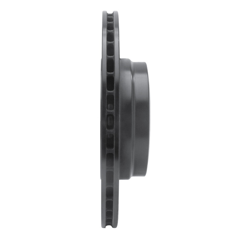R1 05-08 BMW 760I Rear Right Drilled & Slotted Black Brake Rotor