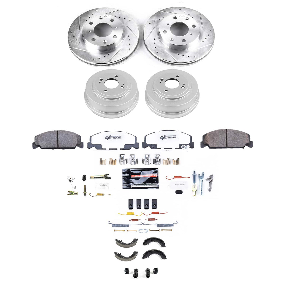 Power Stop 2000 Honda Civic Front and Rear Z26 Street Brake Kit
