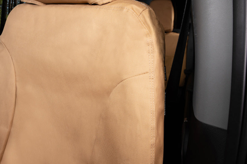 Covercraft 15-26 Ford Transit Polycotton SeatSaver Custom Third Row Seat Covers-Tan