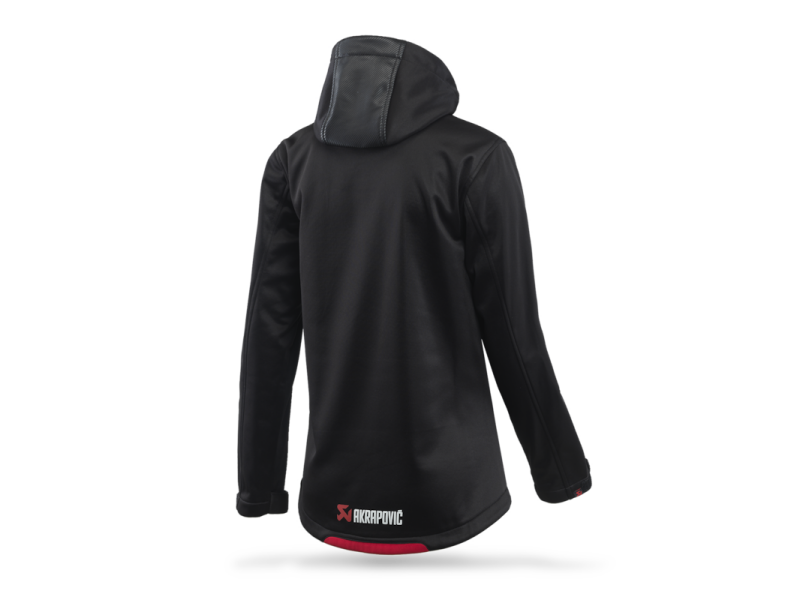 Akrapovic Womens Corpo Softshell Jacket Black - XL