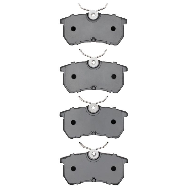DFC 01-19 Ford Fiesta (USA/Canada) Rear 5000 Advanced Low Metallic Brake Pads and Hardware Kit