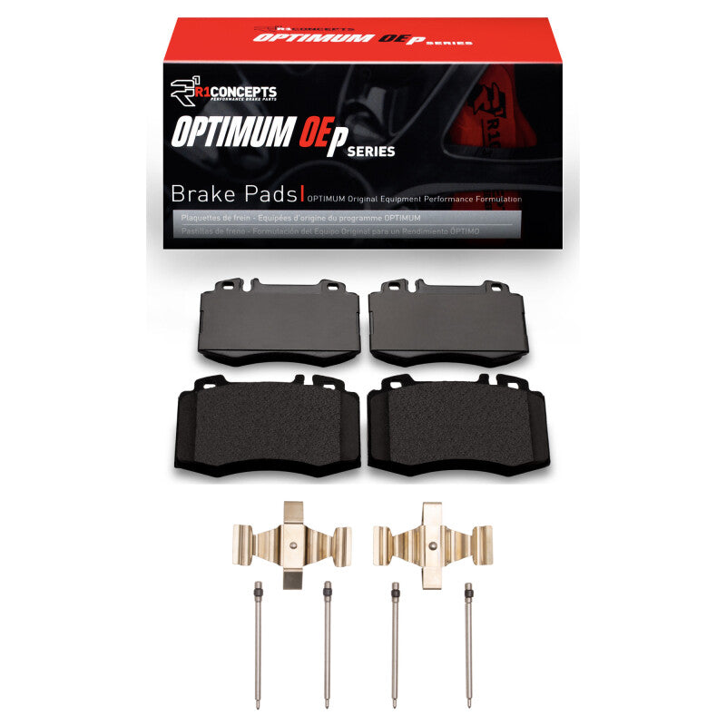 R1 01-11 Mercedes-Benz S600 Front Optimum OE Pads & Hardware Kit