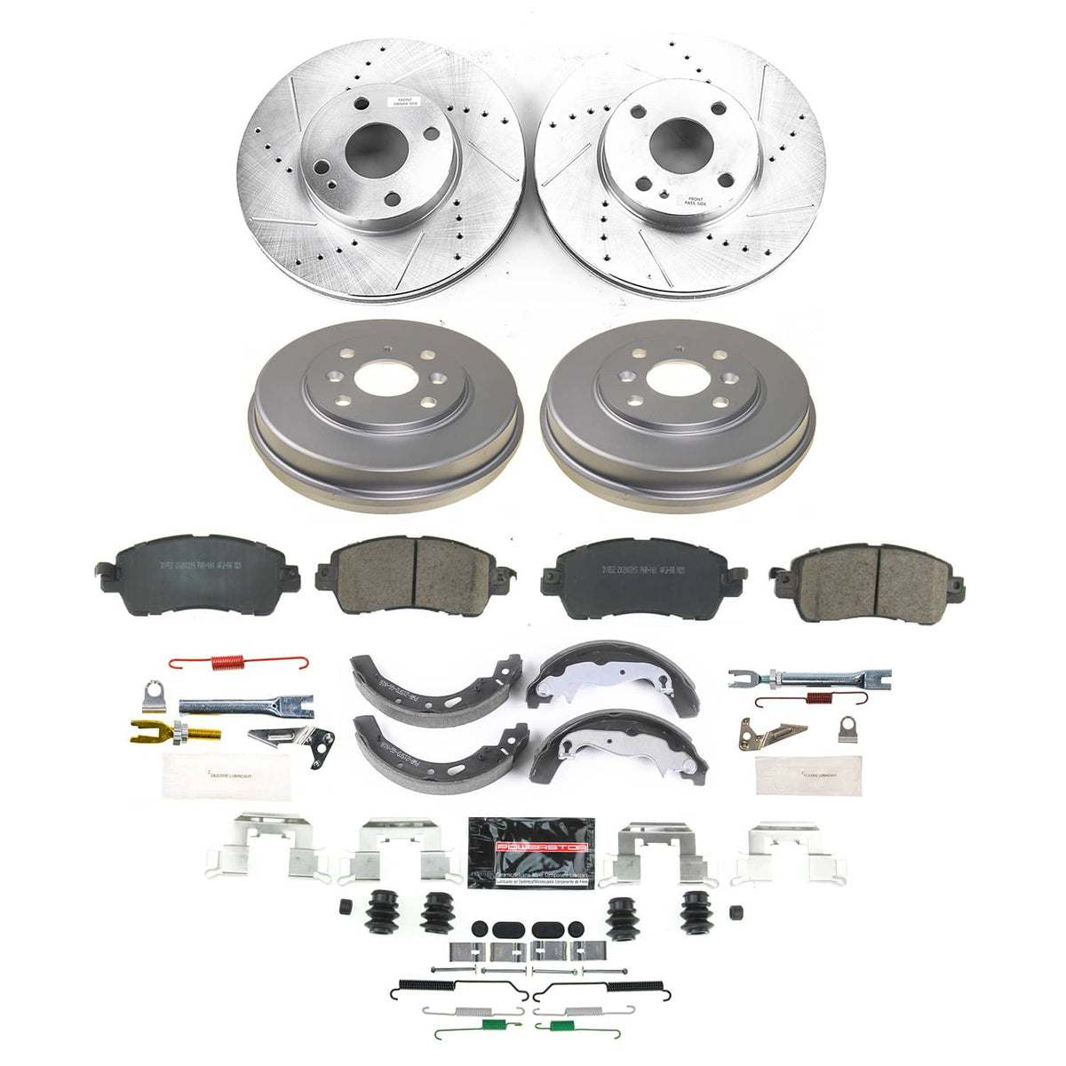 Power Stop 2016 Scion iA Front and Rear Z23 Evolution Brake Kit