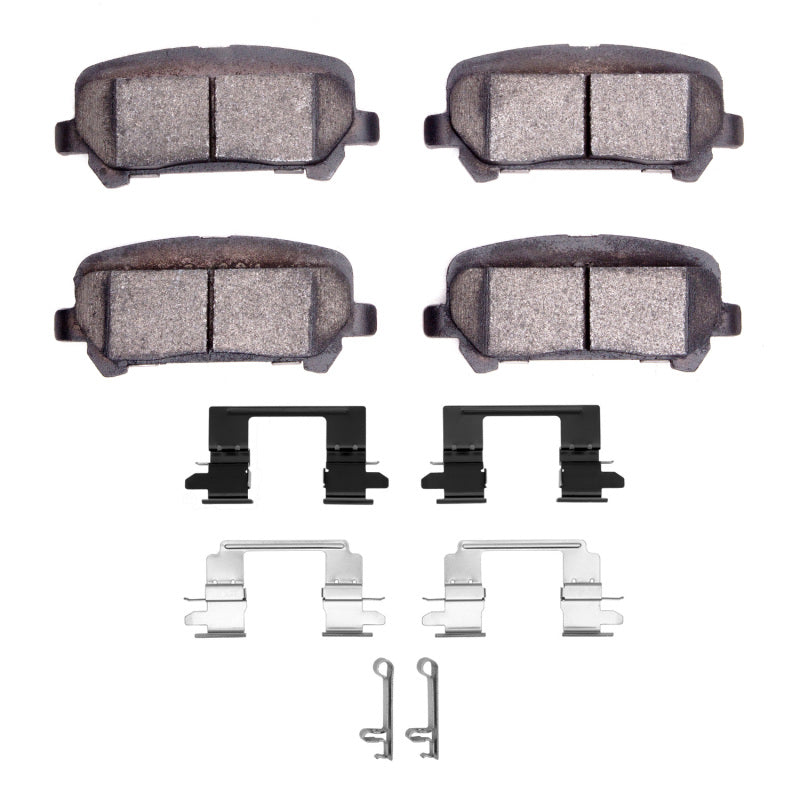 DFC 15-20 Chevrolet Colorado Rear 4000 HybriDynamic Brake Pads and Hardware Kit