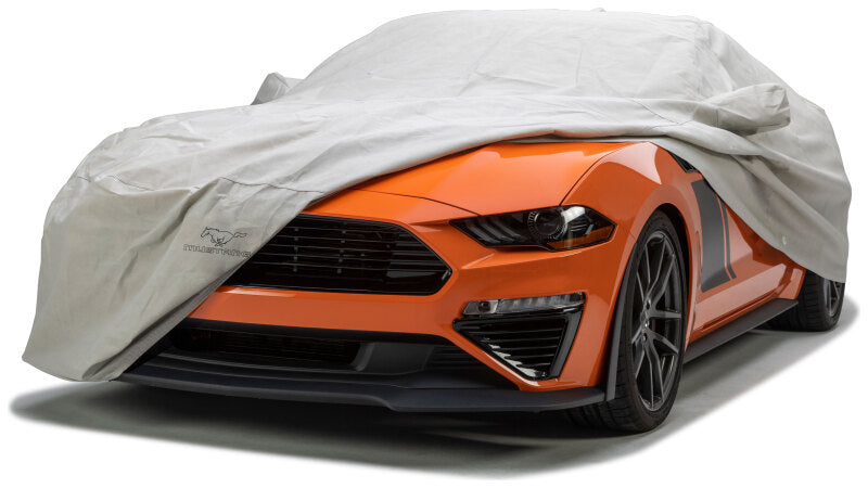 Covercraft 64-68 Ford Mustang Hrdtp Custom 3-Layer Moderate Climate Cover w/ Blk Mustang Pony Logo