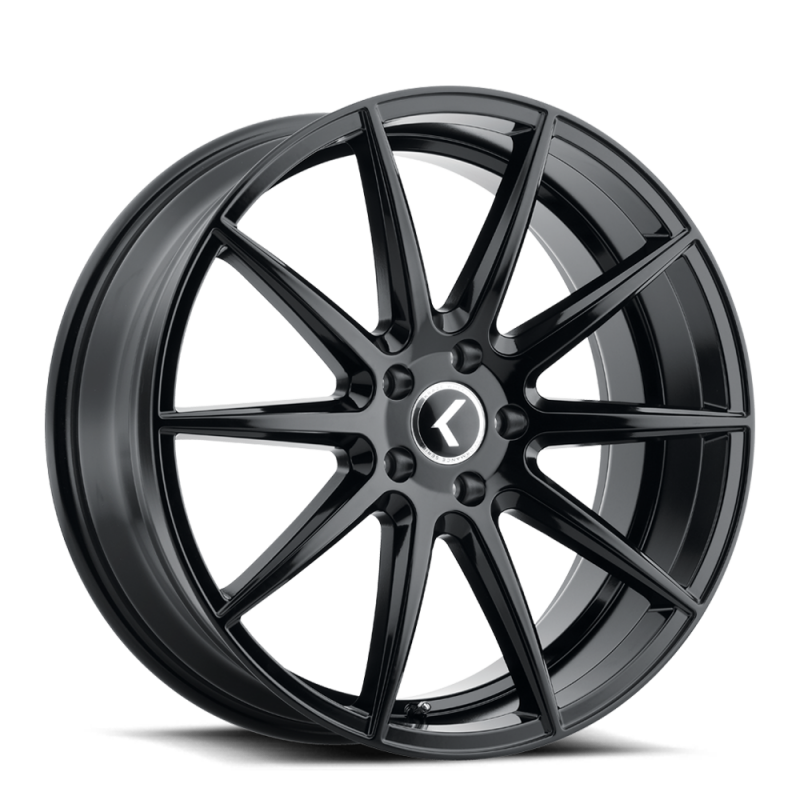 Kraze KR194 Cosmos 18x8 / 5x114.3 BP / 40mm Offset / 72.62mm Hub Gloss Black Wheel