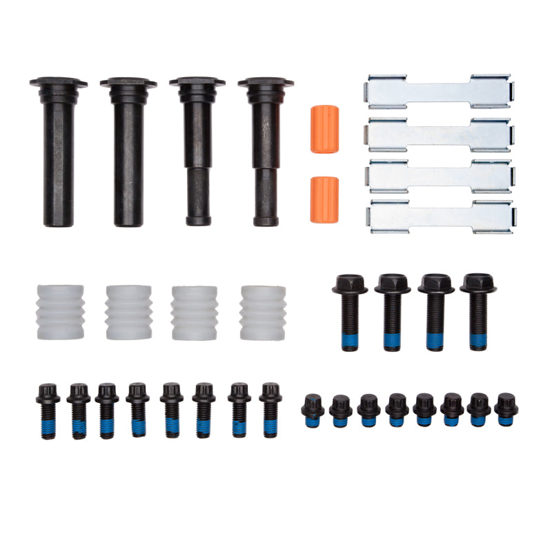 DFC 98-25 Beaver Motorcoach Monterey Rear/Front 5000 Adv Semi Metallic Brake Pads & Hardware Kit