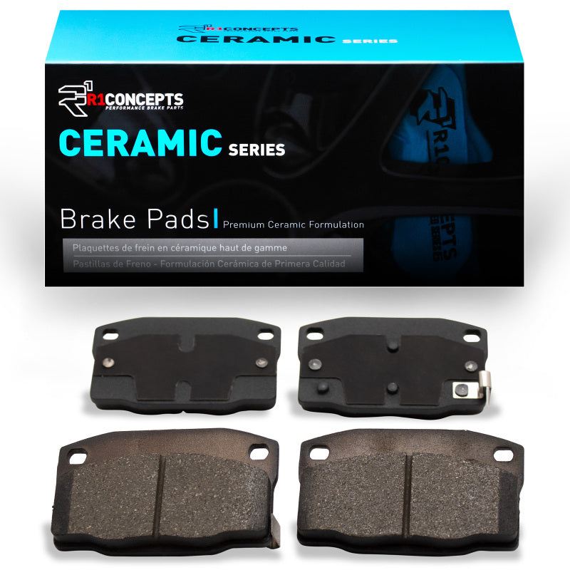 R1 88-93 Pontiac Fiero Front/Rear Ceramic Brake Pads