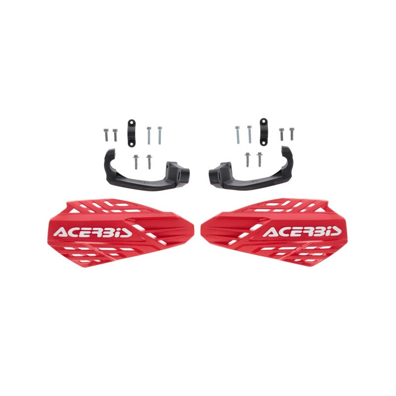 Acerbis Linear Vented Handguard - Red/White