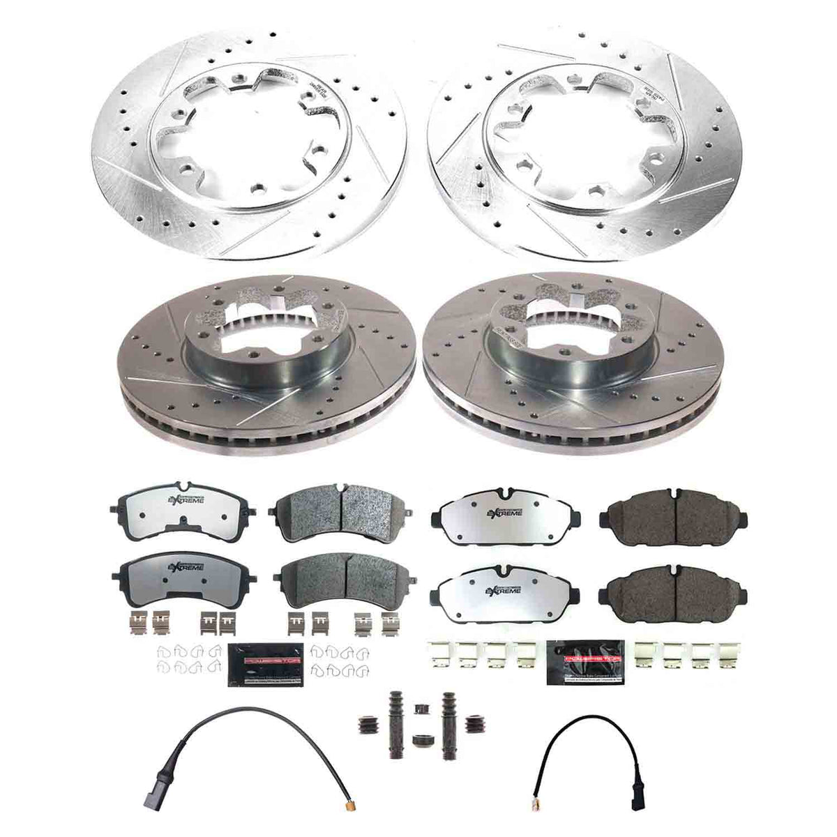 Power Stop 2020 Ford Transit-150 Front and Rear Z36 Truck & Tow Brake Kit