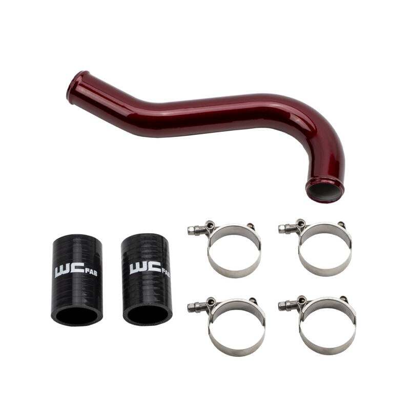 Wehrli 06-10 Chevrolet 6.6L LBZ/LMM Duramax Upper Coolant Pipe - Flat Black
