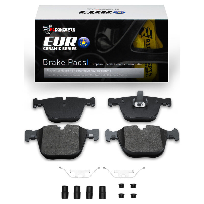 R1 02-13 BMW 545I Rear Euro Ceramic Pads & Hardware Kit