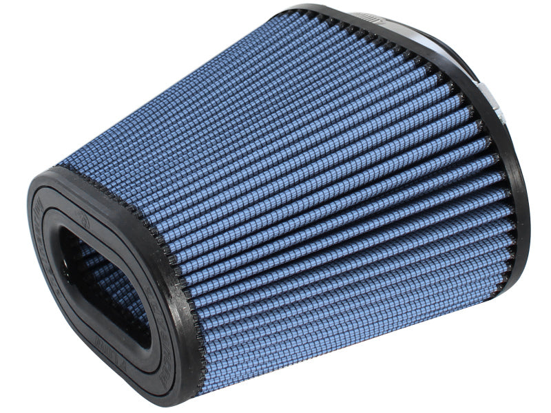 aFe Magnum FORCE Intake Air Filter w/Pro 5R (5-1/4x7)IN F x (6-3/8x10)IN B x (4-1/2x6-3/4)IN Tx8IN