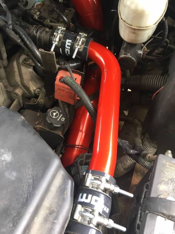 Wehrli 01-05 Chevrolet 6.6L LB7/LLY Duramax Upper Coolant Pipe - Sparkle Copper