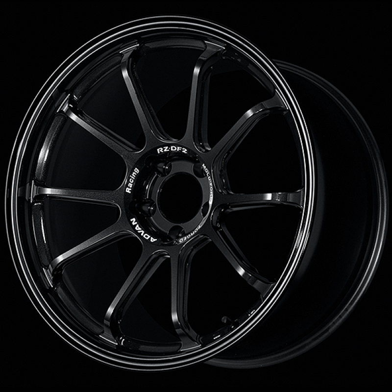 Advan RZ-DF2 20x9.5 / +45 Offset / 5x114.3 / 73mm Bore / Racing Titanium Black