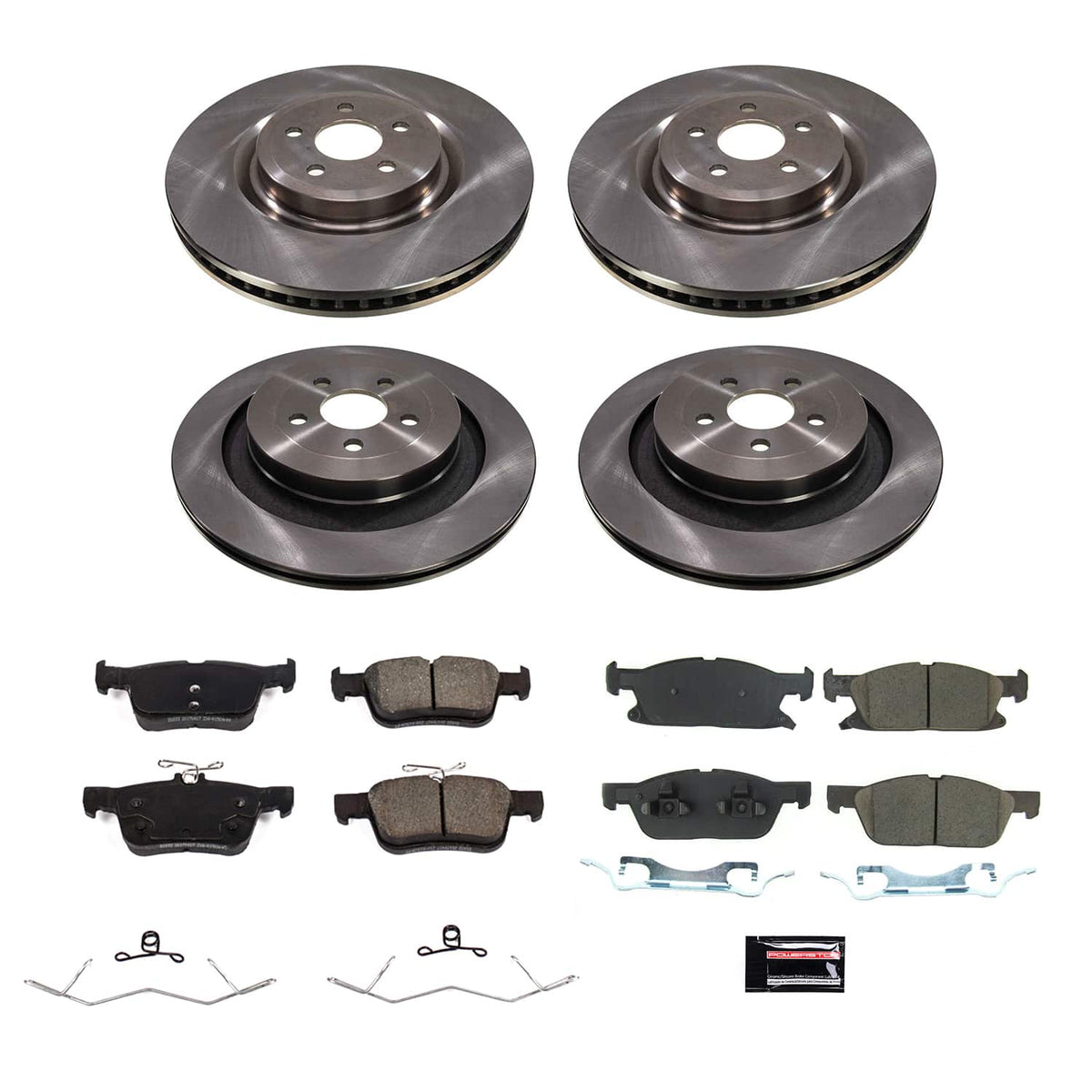 Power Stop 19-22 Ford Edge Front and Rear Autospecialty Brake Kit