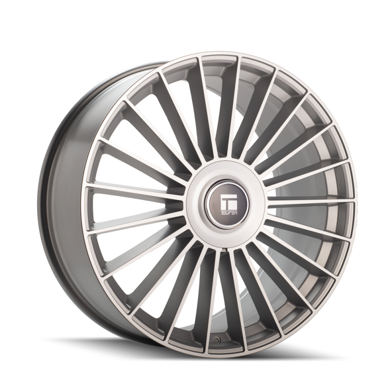Touren 3610 TR10 24x10 / 5x114.3/127 BP / 35mm Offset / 78.3mm Hub Satin Silver Machined Wheel