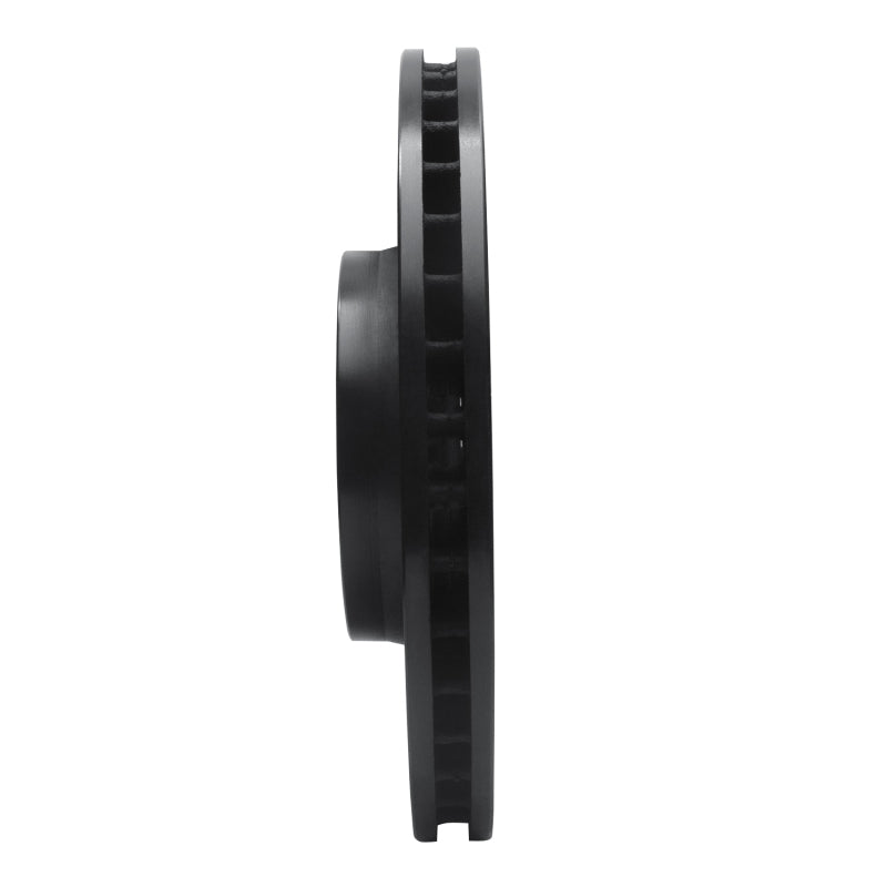 R1 07-18 Land Rover Range Rover Evoque Front Right Drilled & Slotted Black Brake Rotor