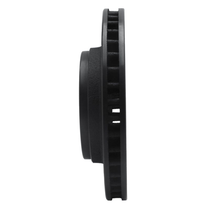 R1 74-81 Dodge Ramcharger 4WD Front Left Drilled & Slotted Black Brake Rotor