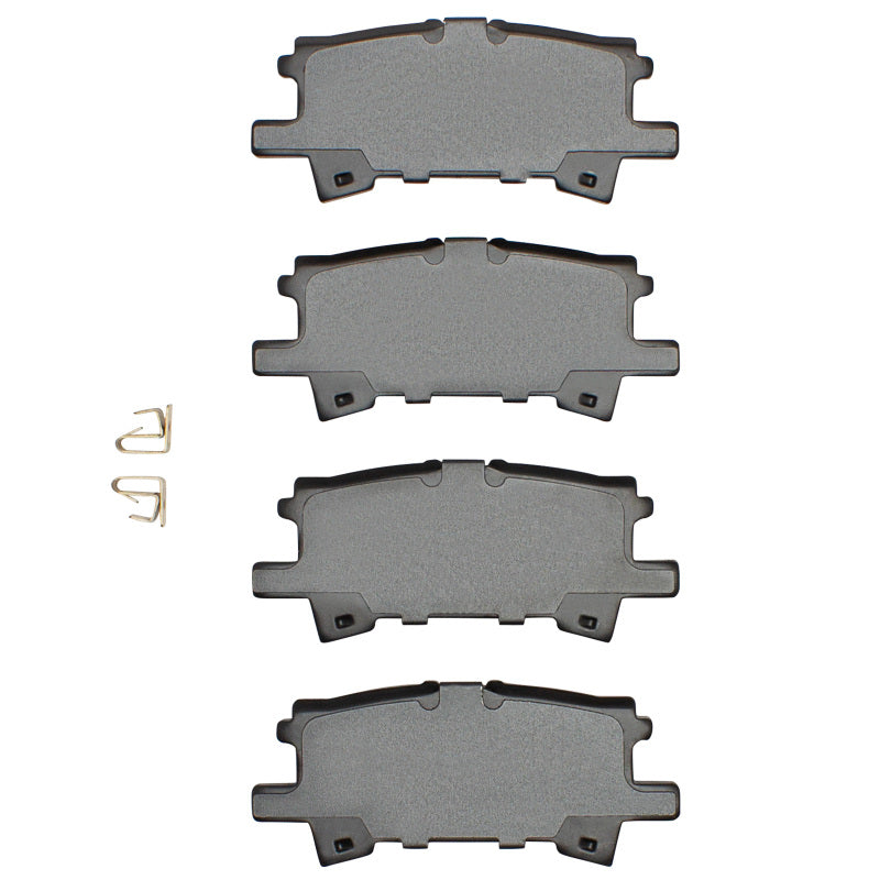 R1 04-09 Lexus RX350 Rear Optimum OE Brake Pads & Hardware Kit