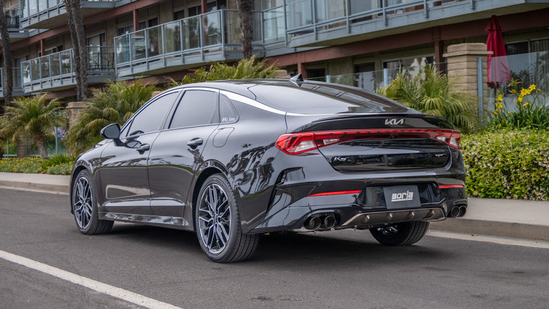 Borla 21-23 Kia K5 GT i4 AT FWD 4DR 2.00in 2.75in S-Type Exhaust - Black Chrome