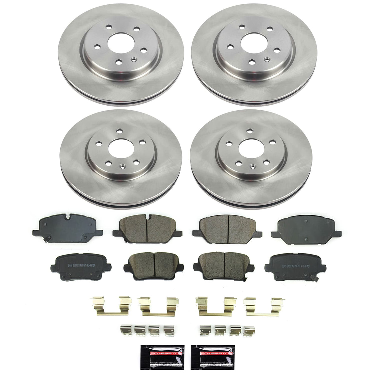 Power Stop 20-21 Cadillac XT4 Front and Rear Autospecialty Brake Kit