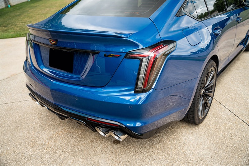 Corsa 2022-2025 Cadillac CT5-V Blackwing 3in Axle-Back - Act. Exh. - Dual Rear Exit - Twin 4.5inTips