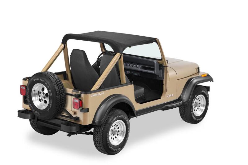 Bestop 87-91 Wrangler YJ Strapless Targa Bikini (Black Denim)