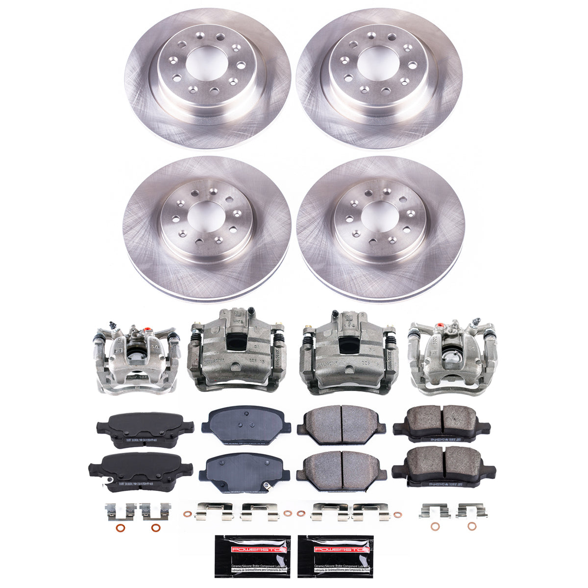 Power Stop 18-20 Buick Regal TourX Front and Rear Autospecialty Kit w/Calipers