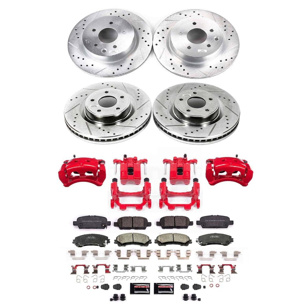 Power Stop 2023 Nissan Z Front and Rear Z23 Evolution Kit w/Calipers