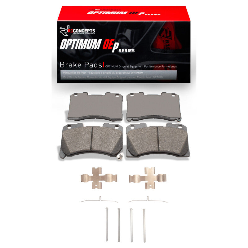 R1 2022-2025 Toyota GR Yaris (Mexico) Front R1 Optimum OE Pads & Hardware Kit