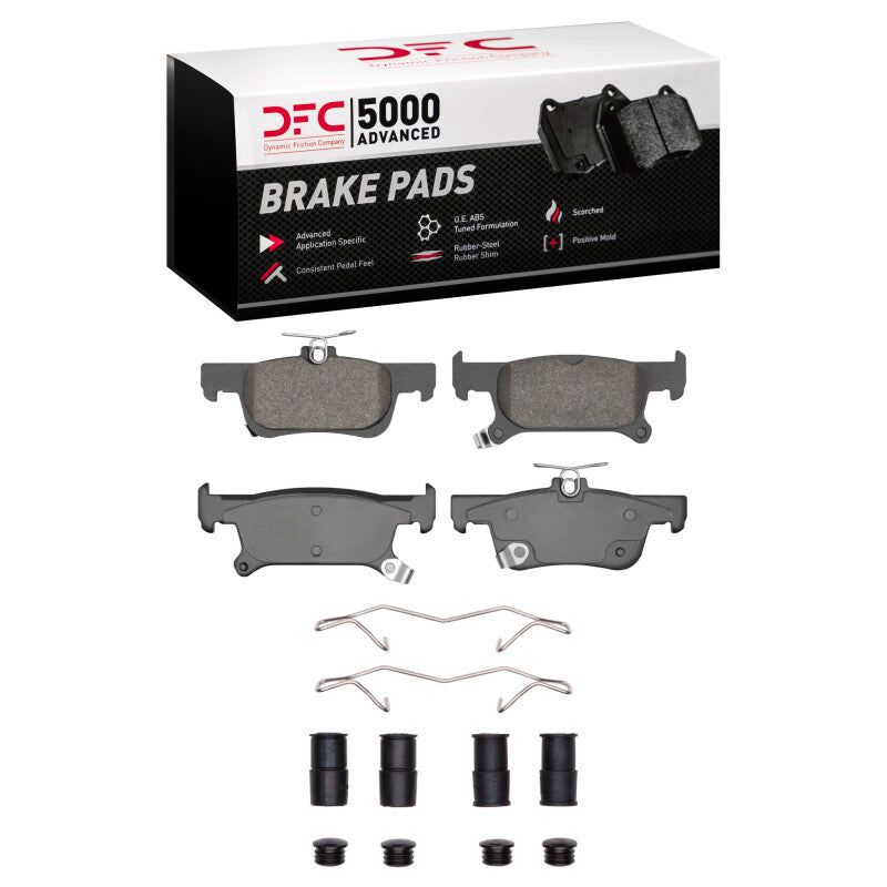 DFC 17-18 Buick Envision Rear 5000 Advanced Ceramic Brake Pads and Hardware Kit